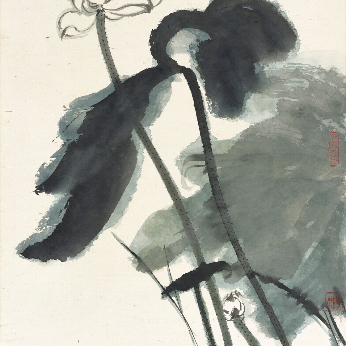 Zhang Daqian — Белый лотос