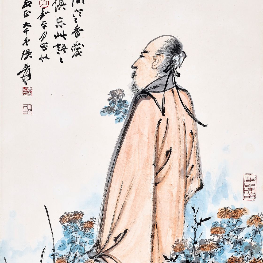 Zhang Daqian — Ученый и хризантемы
