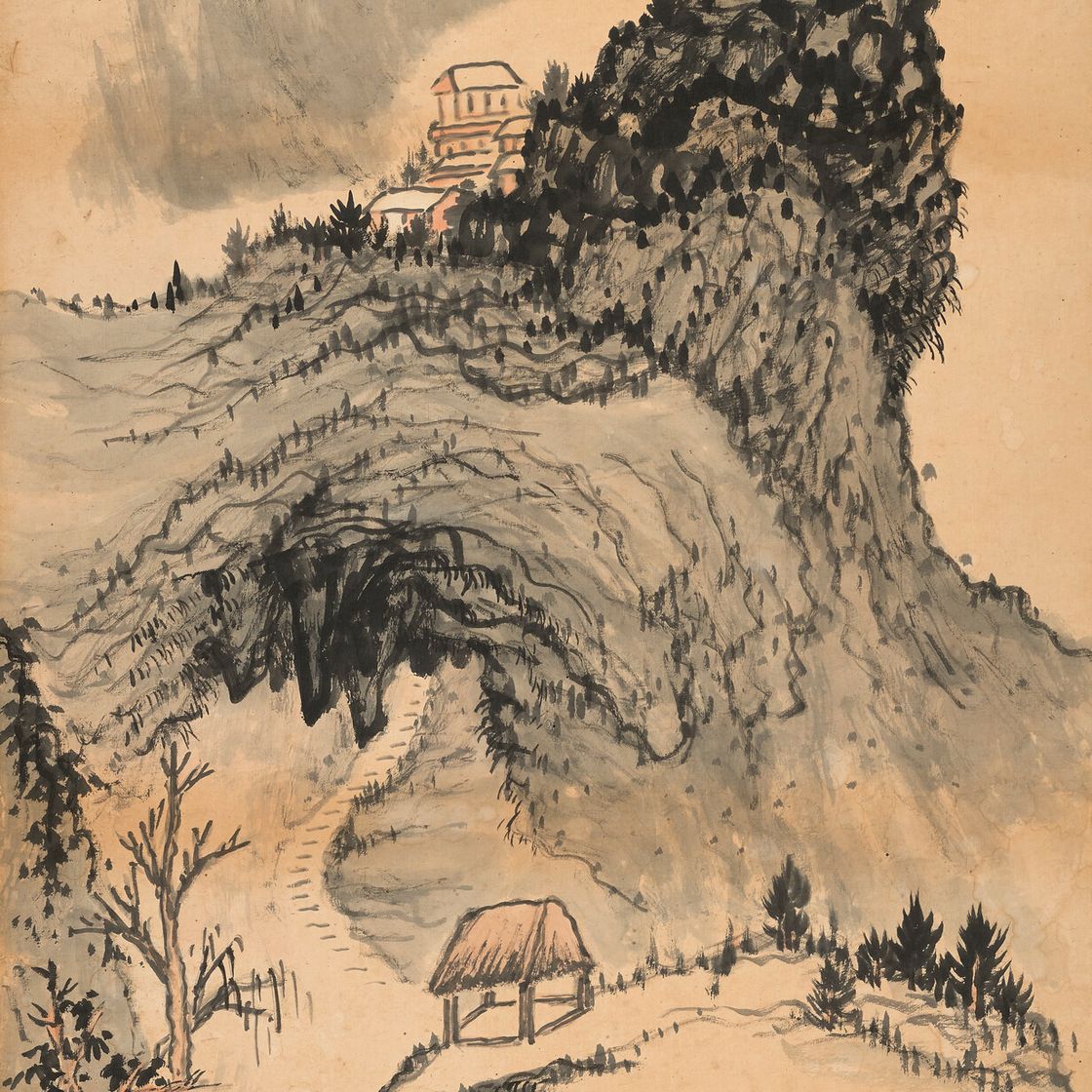 Zhang Daqian — Пейзаж в стиле Шитао, изображение 1