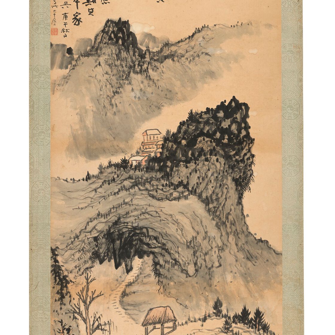 Zhang Daqian — Пейзаж в стиле Шитао, изображение 2