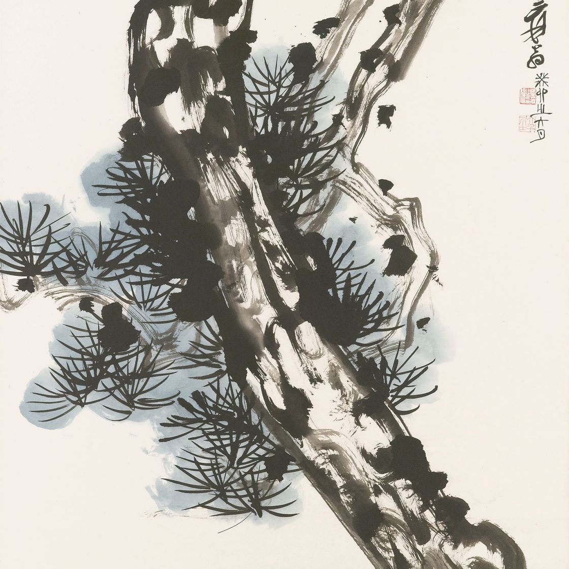 Zhang Daqian — Сосна