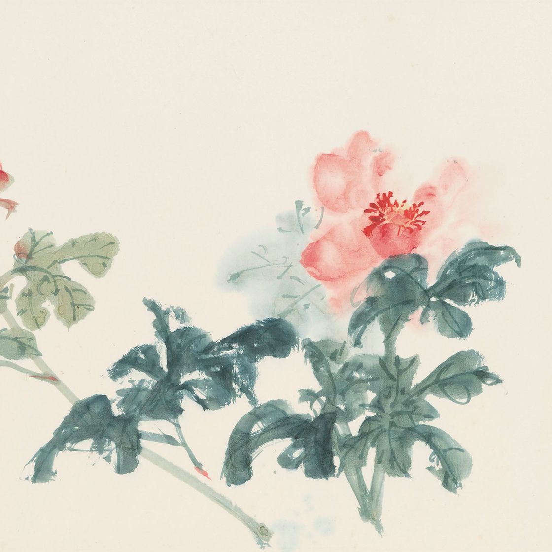 Zhang Daqian — Пионы
