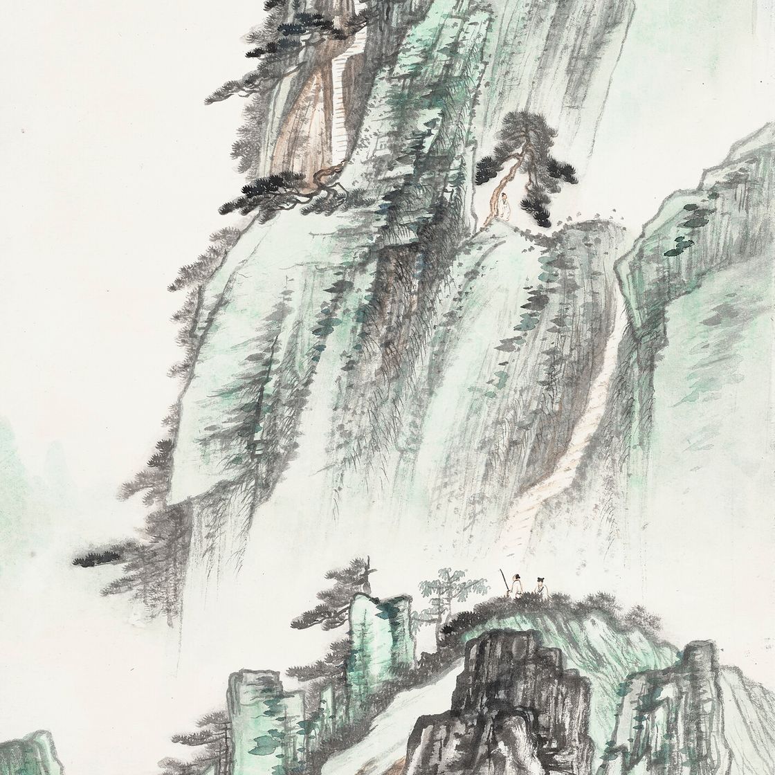 Zhang Daqian — Ранний пейзаж