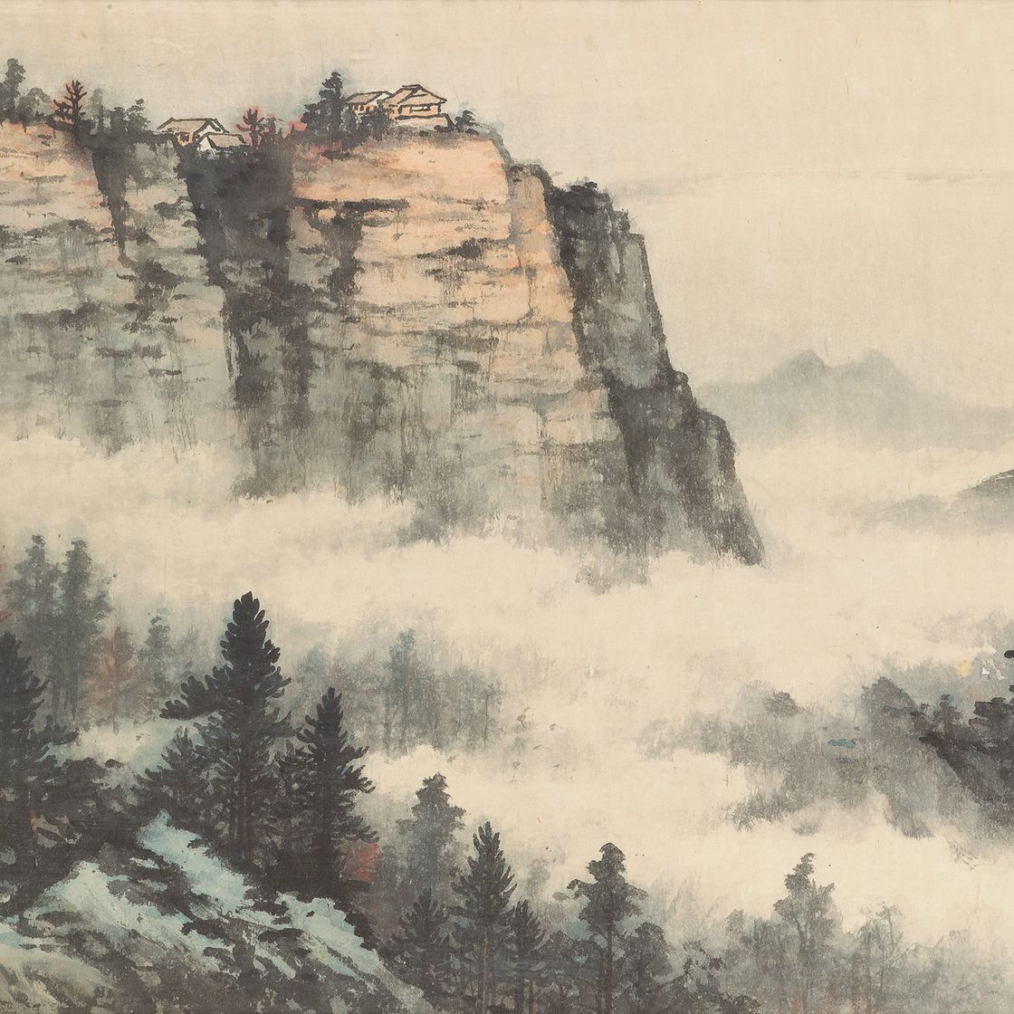 Zhang Daqian — Вершина горы Эмэй