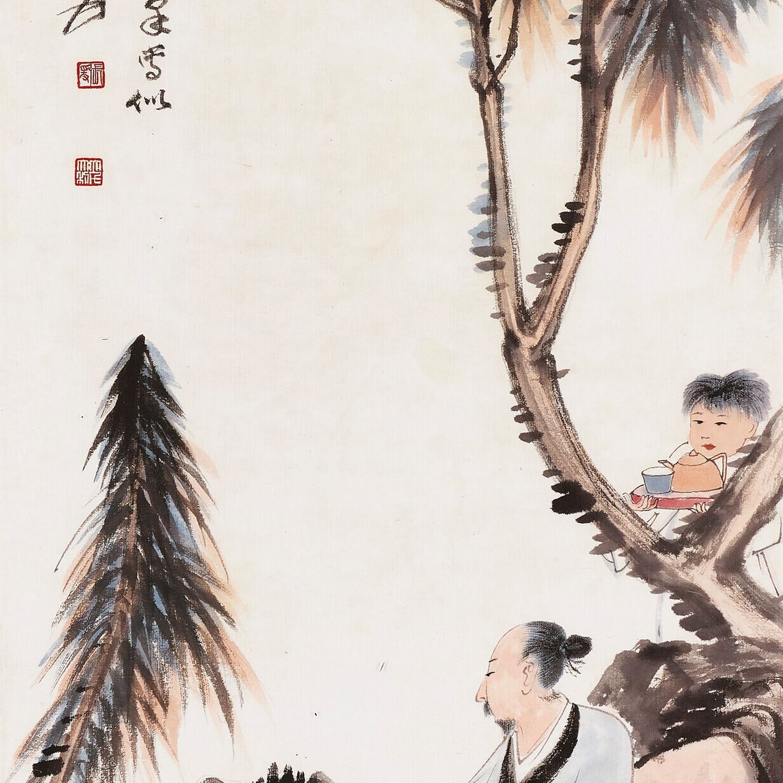 Zhang Daqian — Ученый и сопровождающий