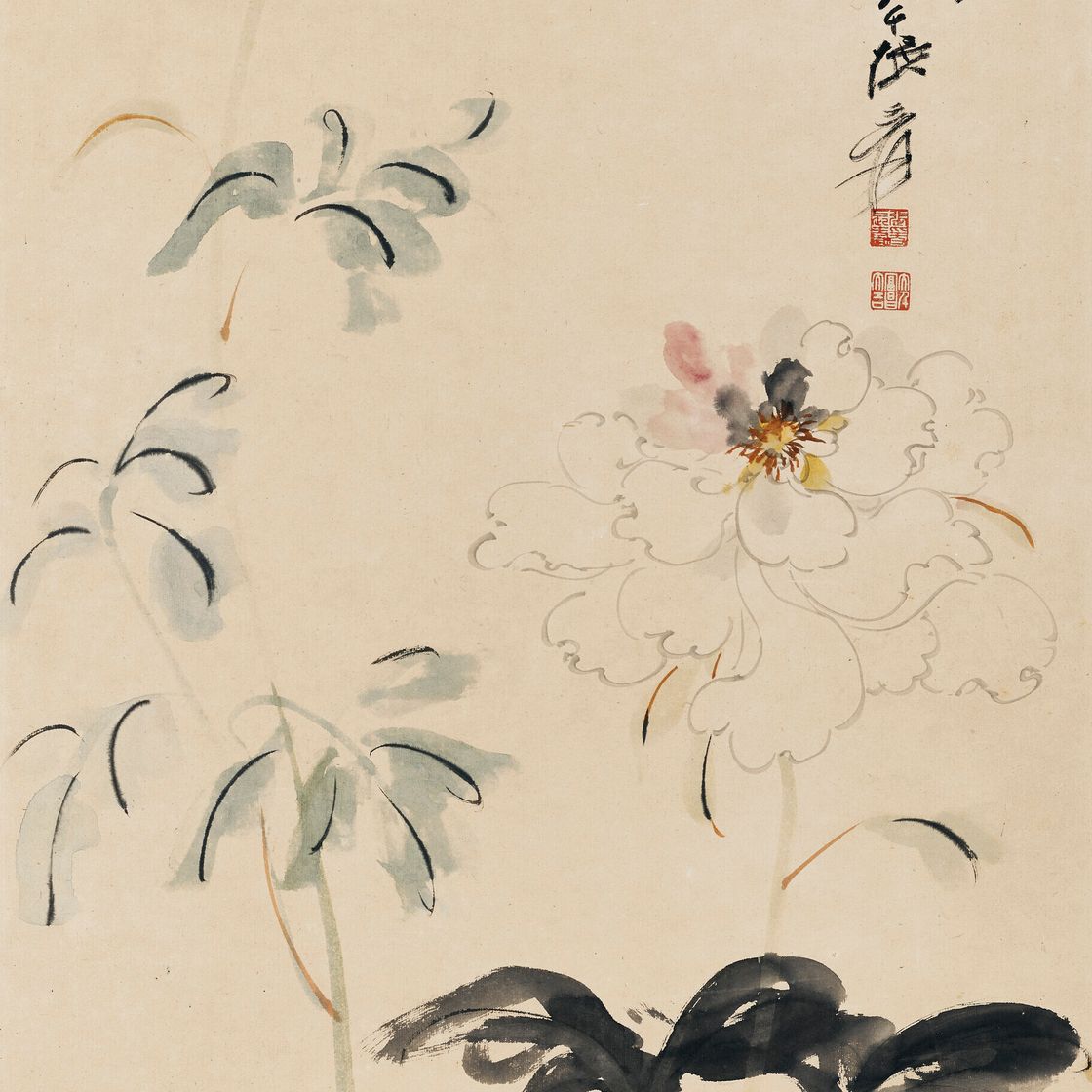 Zhang Daqian — Пион