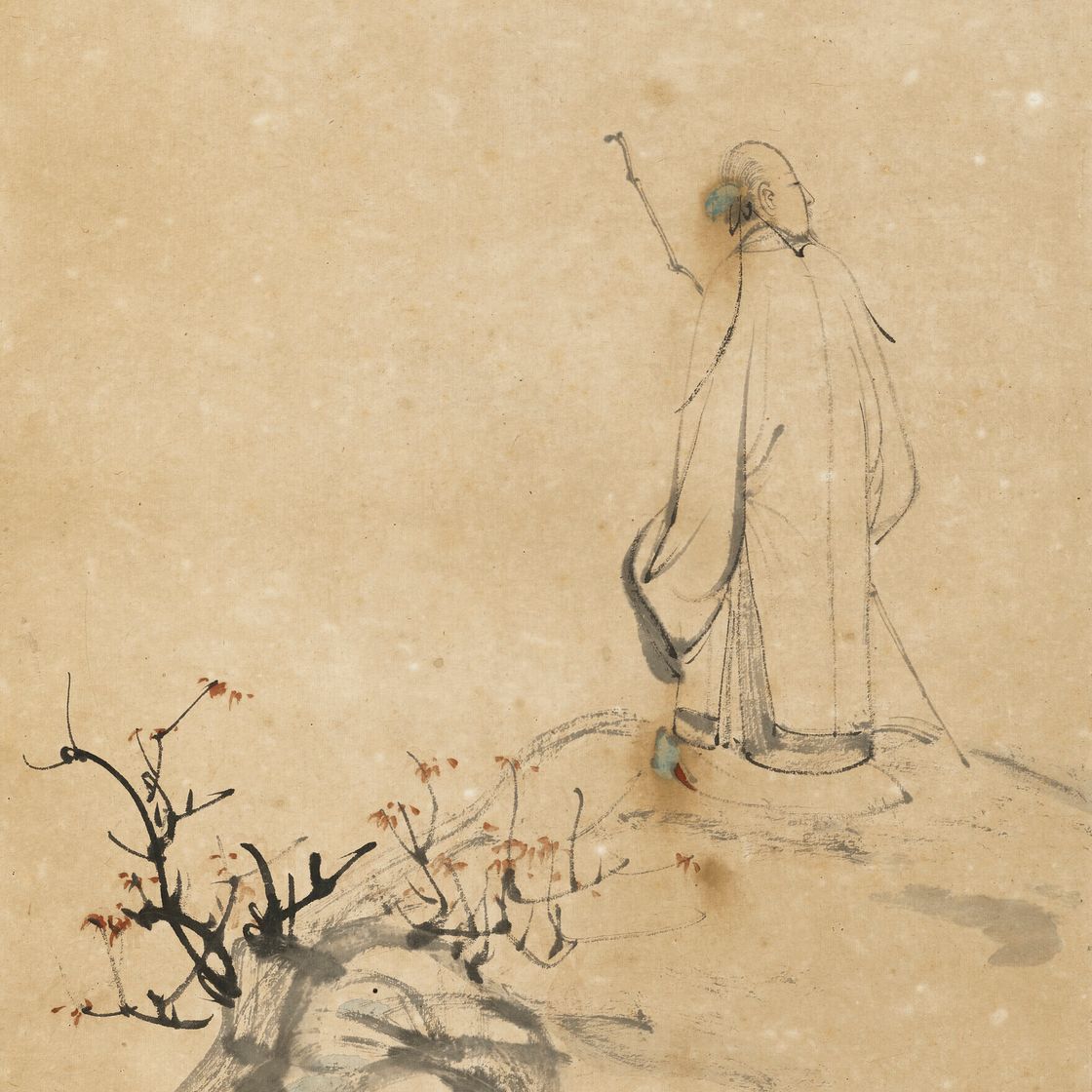 Zhang Daqian — Прогуливаясь по осенним горам