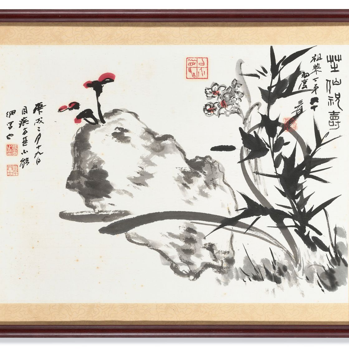 Zhang Daqian — Символы долголетия, изображение 2