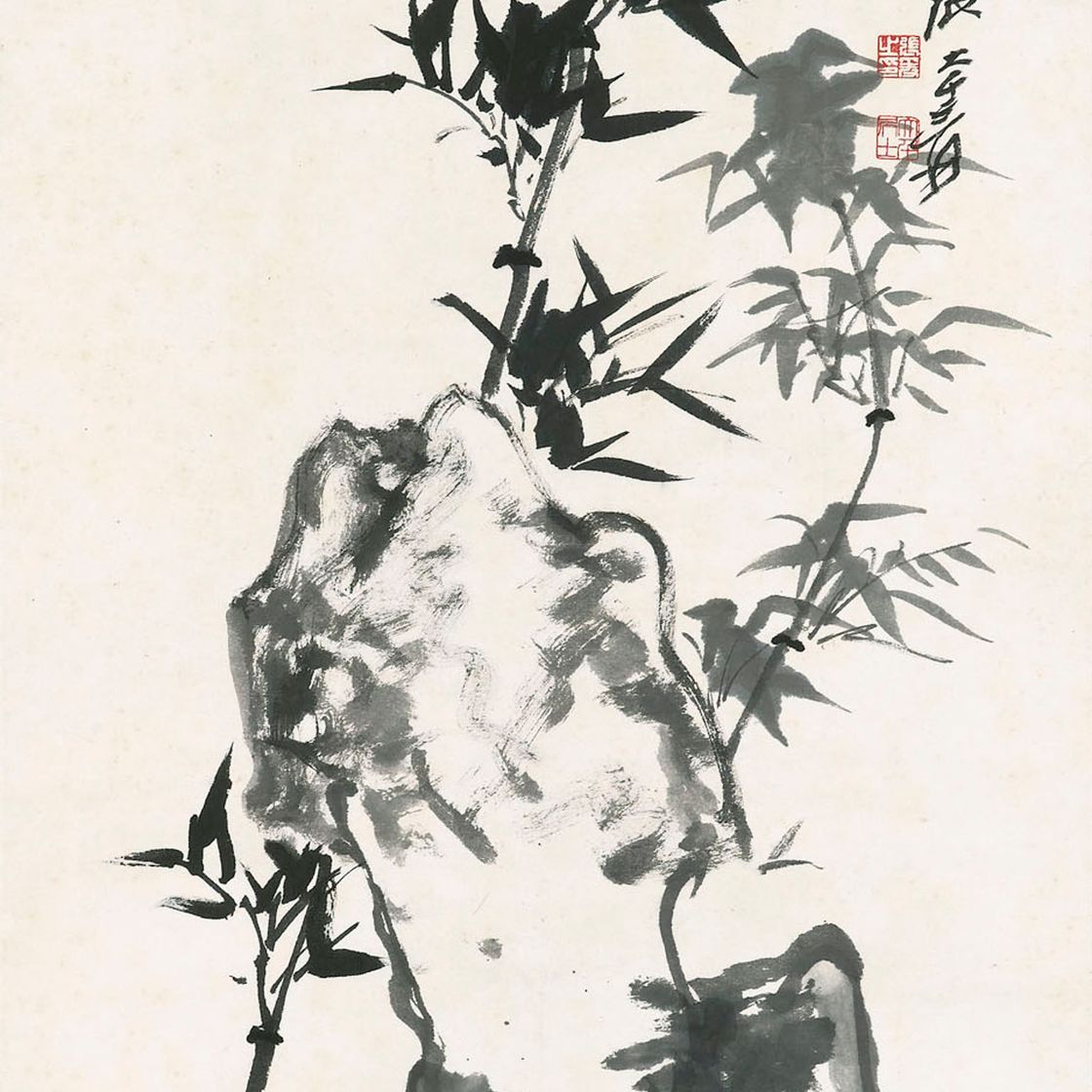 Zhang Daqian — Чернильный бамбук