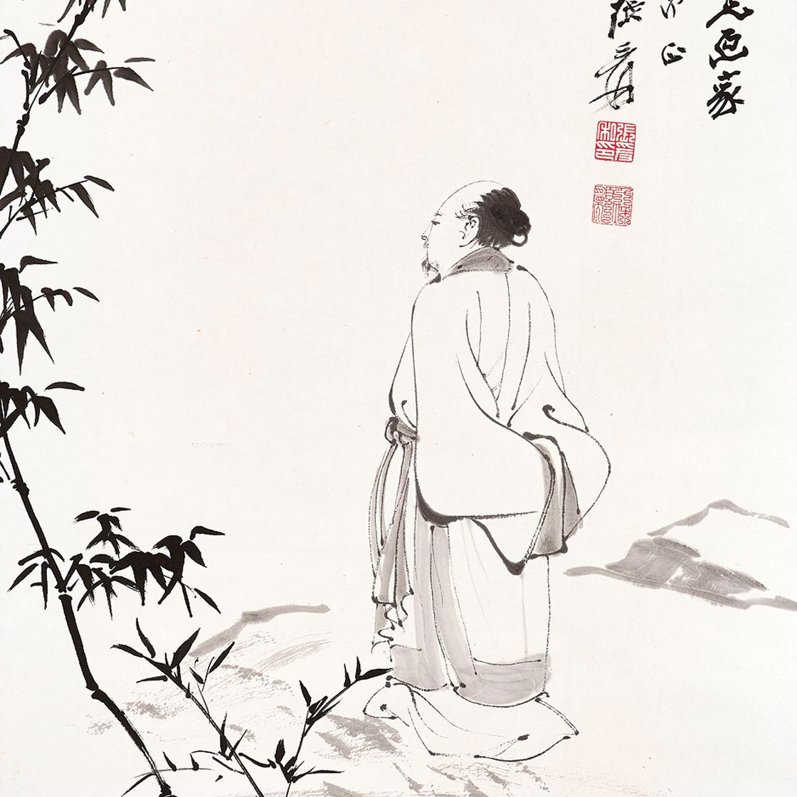 Zhang Daqian — Автопортрет