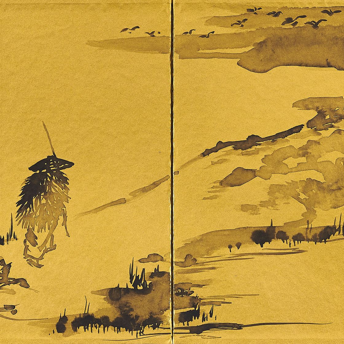 Zhang Daqian — Возвращаюсь с рыбалки, изображение 2
