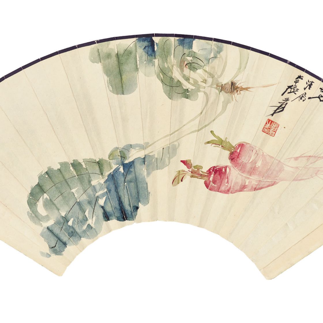 Zhang Daqian — Капуста и редис