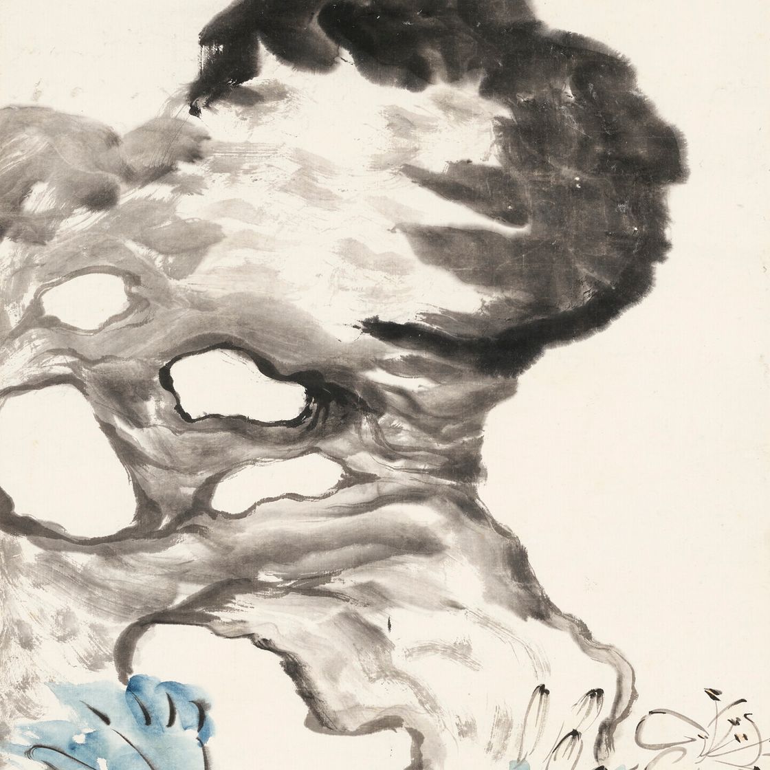 Zhang Daqian — Камень и тубероза
