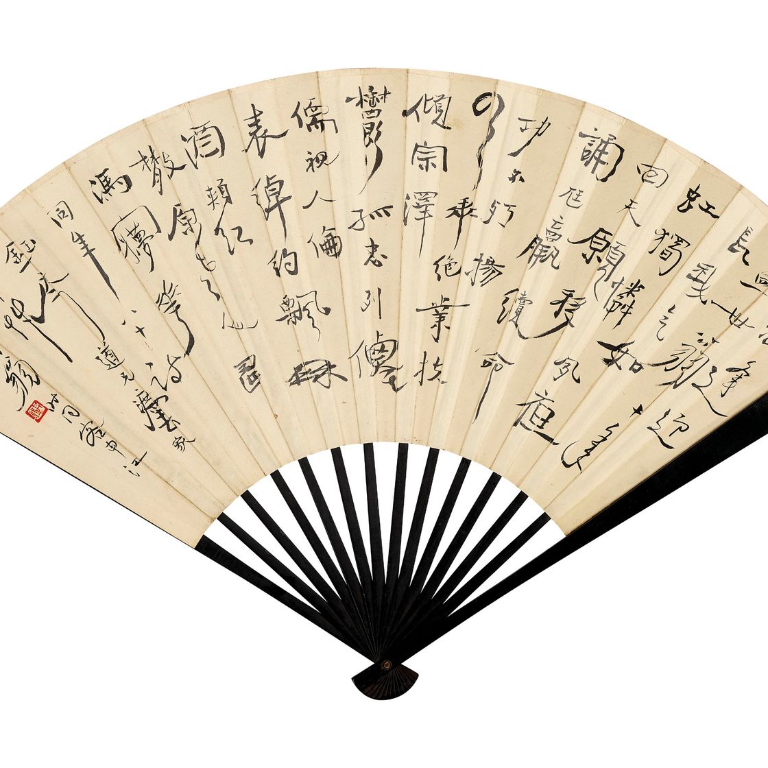 Zhang Daqian — Белая обезьяна/Каллиграфия, изображение 3