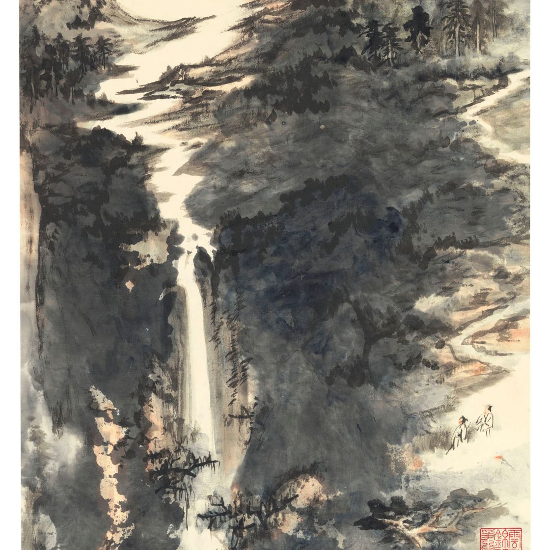 Zhang Daqian — Пейзаж