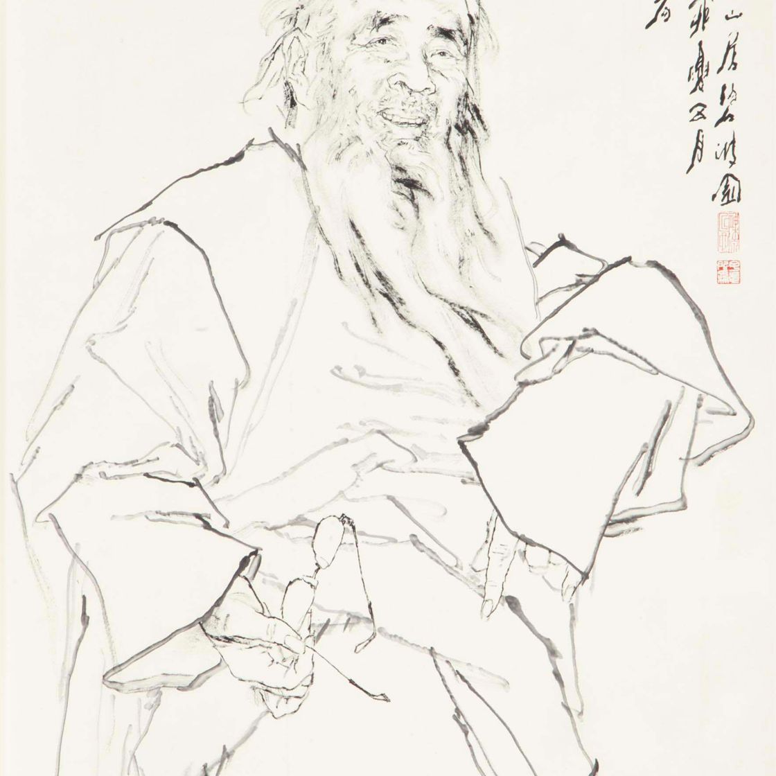 Zhang Daqian — ПОРТРЕТ ЧЖАН ДАЦЯНЯ (1899-1983)