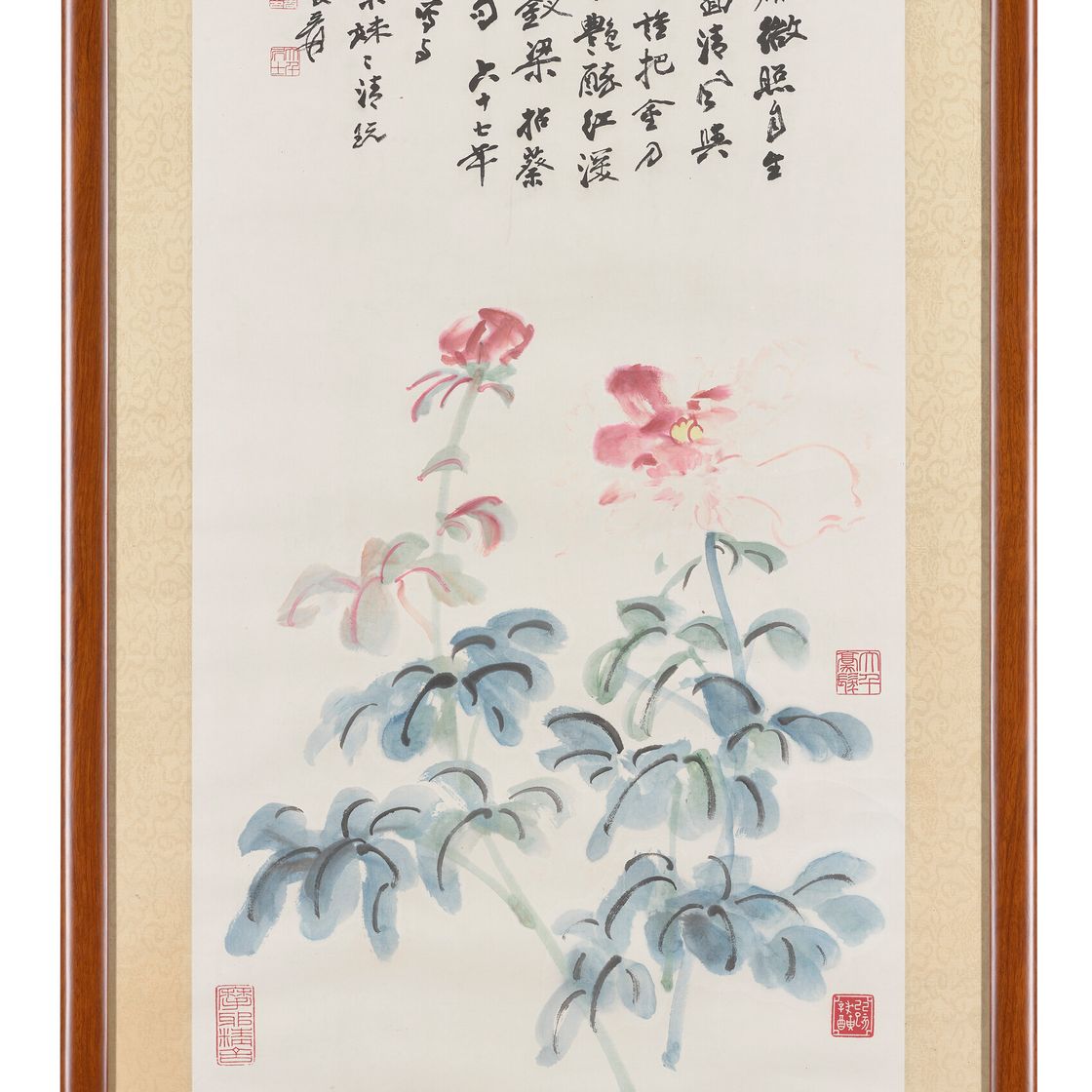 Zhang Daqian — Пионы, изображение 2