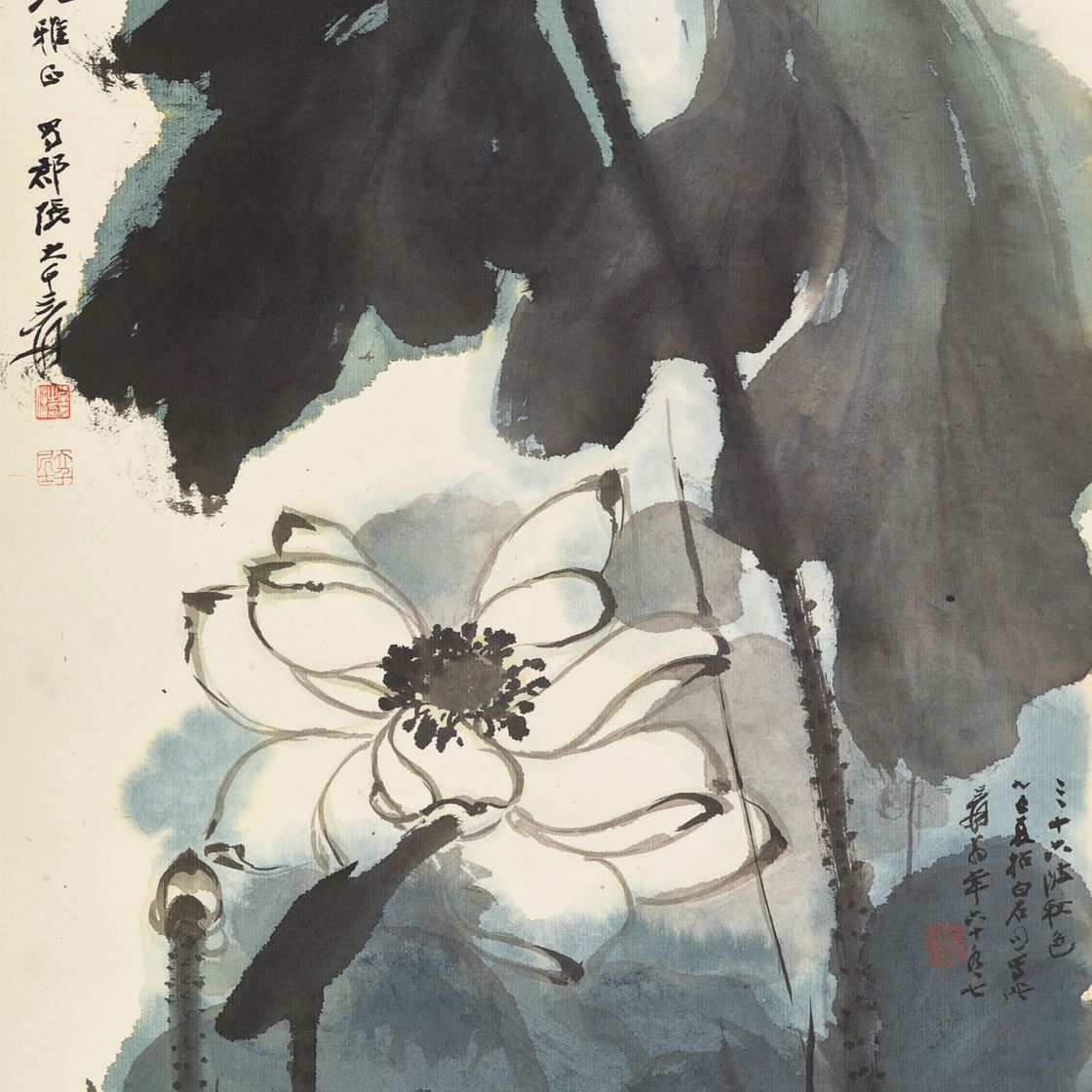 Zhang Daqian — Белый лотос