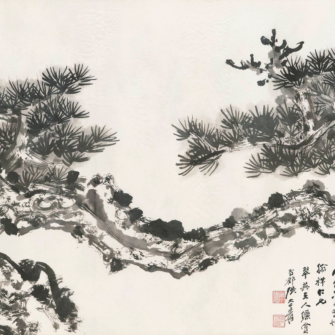 Zhang Daqian — Сосна