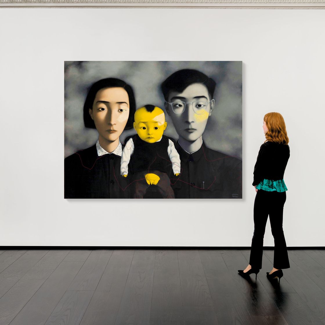 Zhang Xiaogang — Серия "Родословная" Большая семья № 2, изображение 2