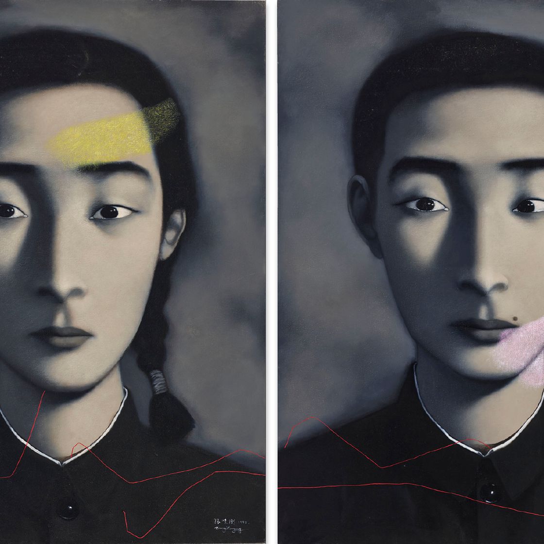Zhang Xiaogang — Родословная-Большая семья: Товарищ № 5; Родословная-Большая семья: Товарищ № 8, изображение 1