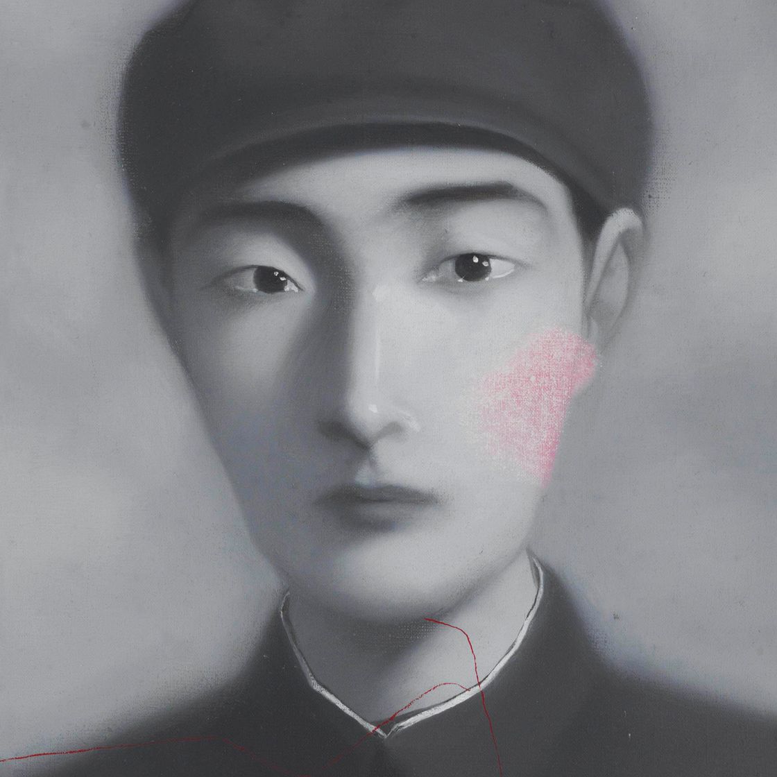 Zhang Xiaogang — Серия "Родословная": Мужской портрет