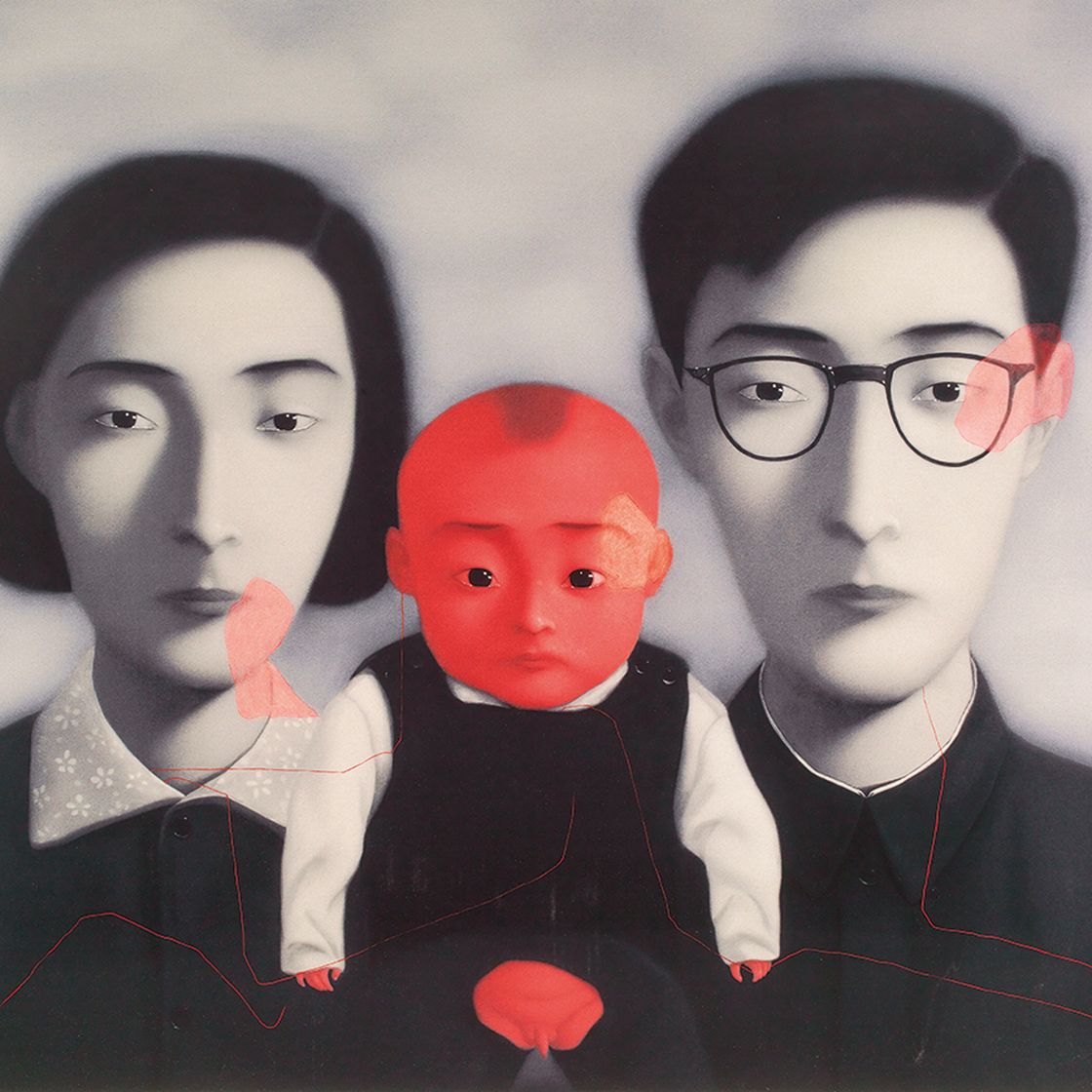 Zhang Xiaogang — Серия "Родословная": Большая семья