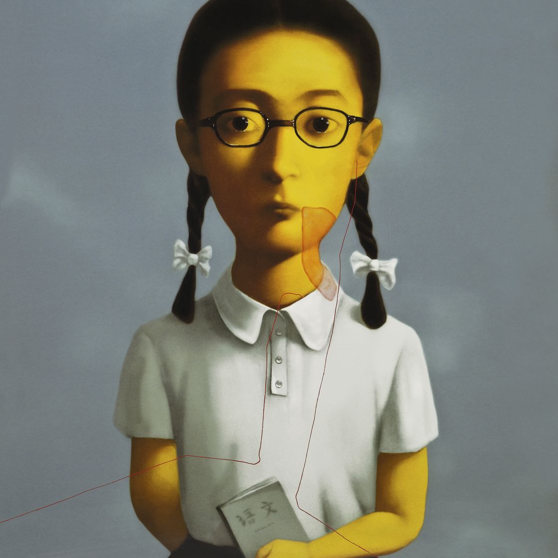 Zhang Xiaogang — Большая семья (девочка)