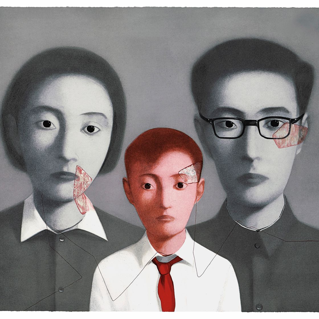 Zhang Xiaogang — Серия "Родословная": Большая семья