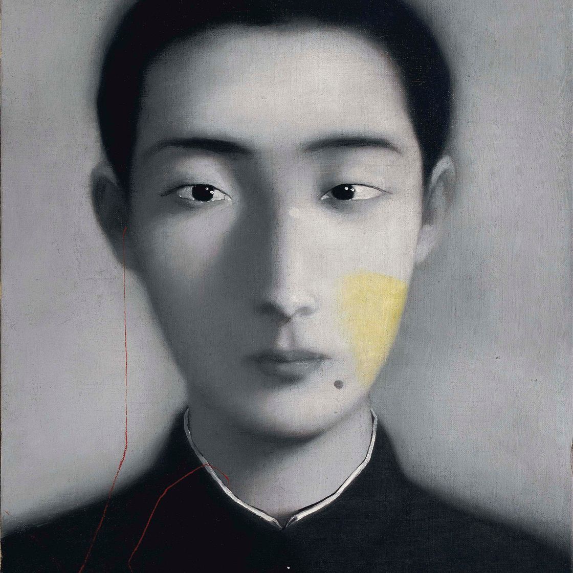 Zhang Xiaogang — Серия "Родословная": Молодой человек