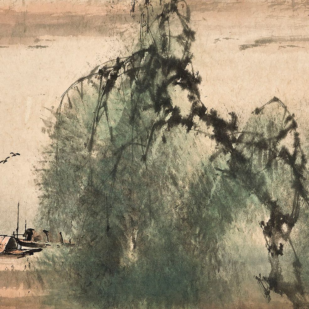 Zhao Shao'ang — Речной пейзаж