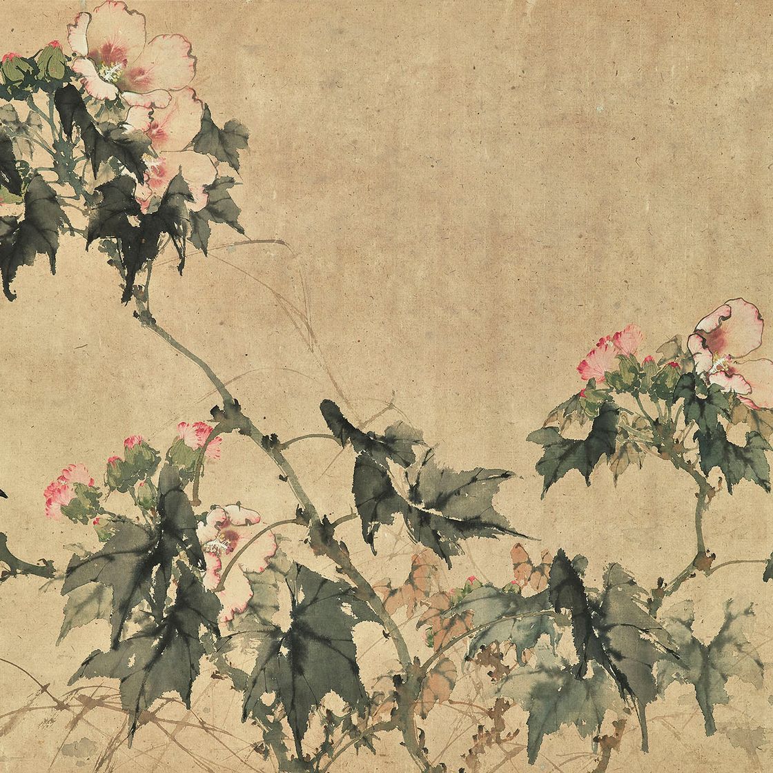Zhao Shao'ang — Гибискус и птица