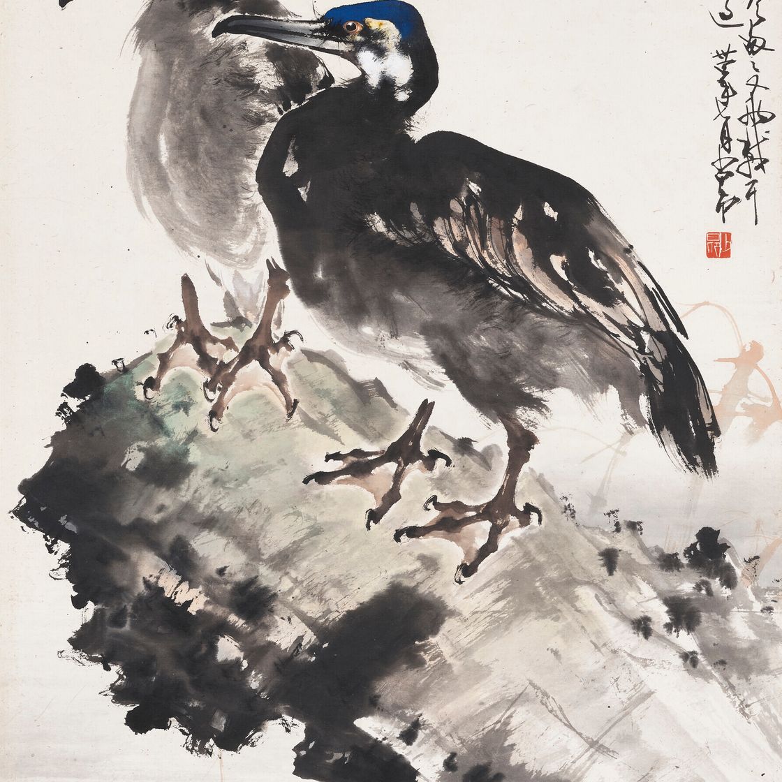 Zhao Shao'ang — Бакланы-близнецы, изображение 1