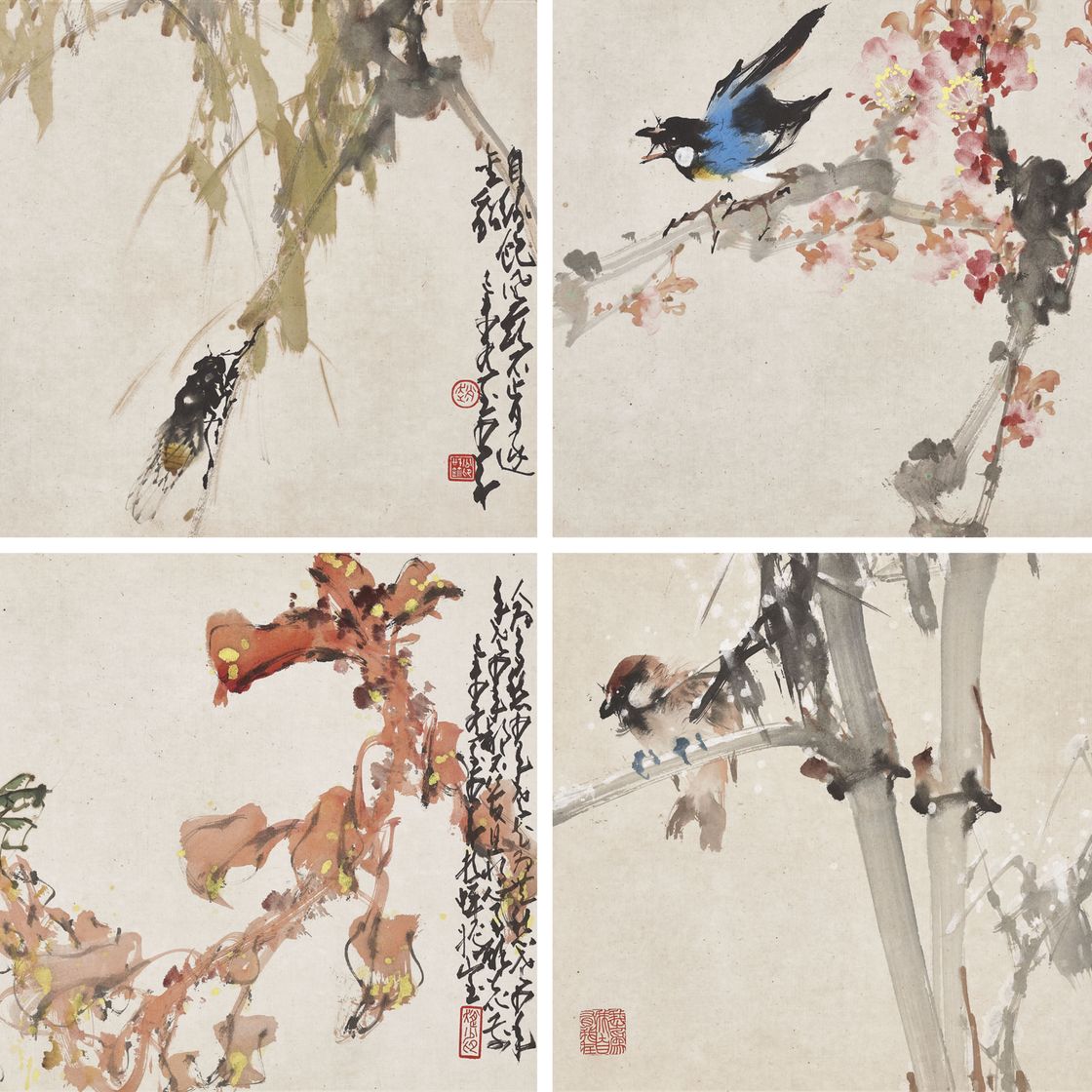 Zhao Shao'ang — Природа в четыре времени года, изображение 1