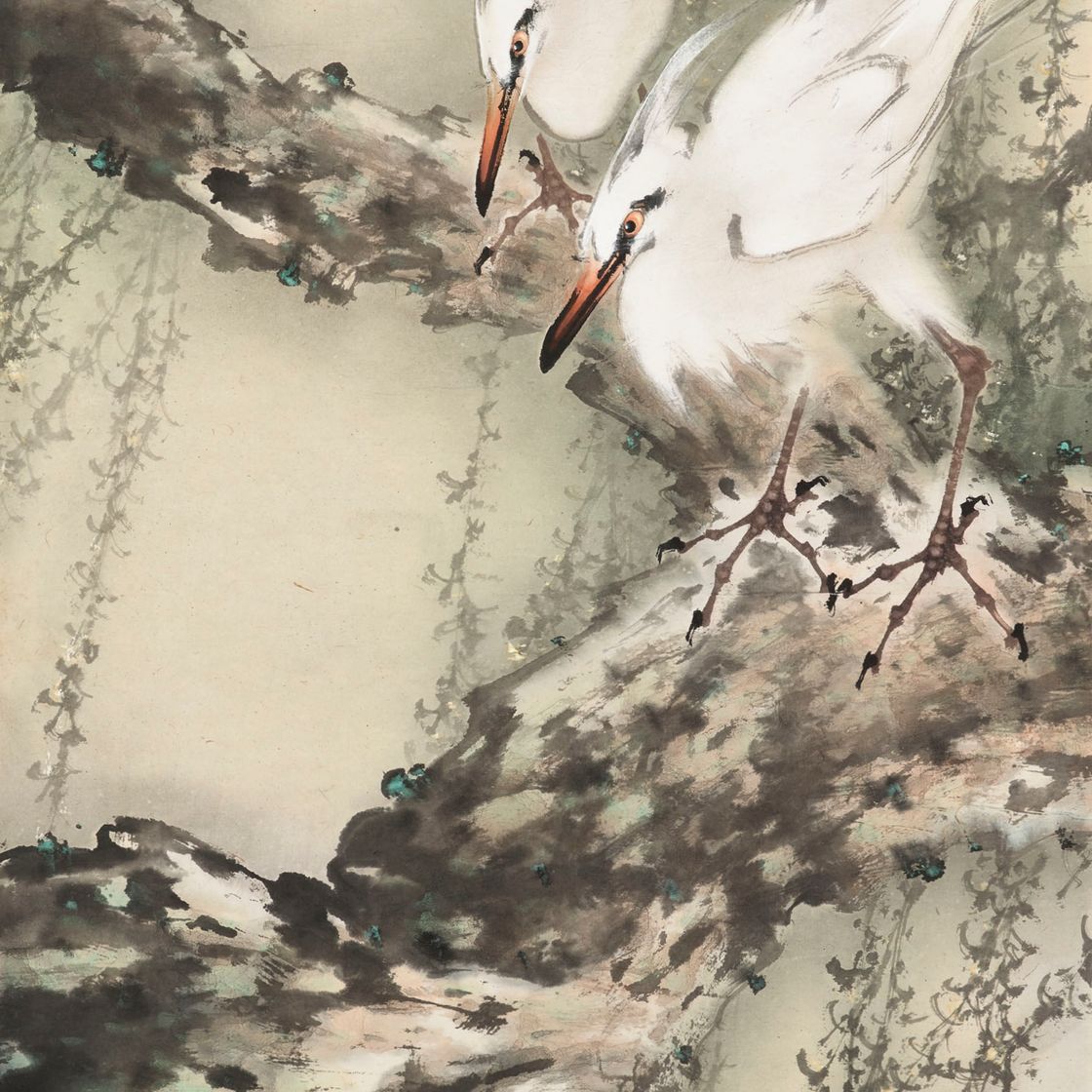 Zhao Shao'ang — Две белые цапли