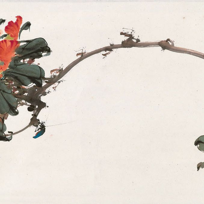 Zhao Shao'ang — Пион с жуком