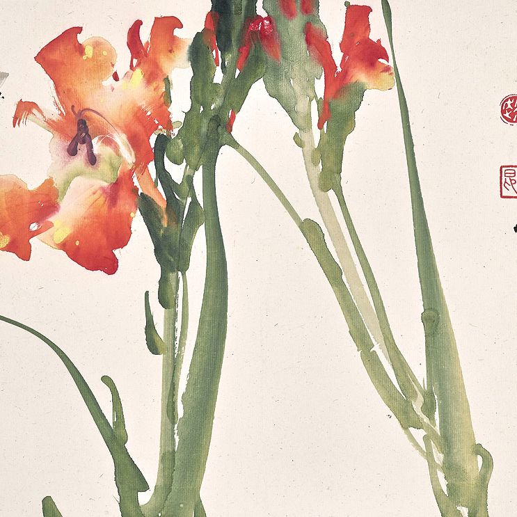 Zhao Shao'ang — Цветы, насекомые и птицы, изображение 2