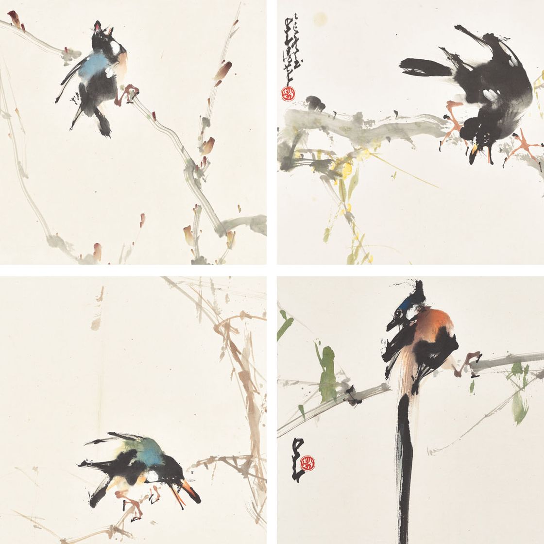 Zhao Shao'ang — Птицы и цветы