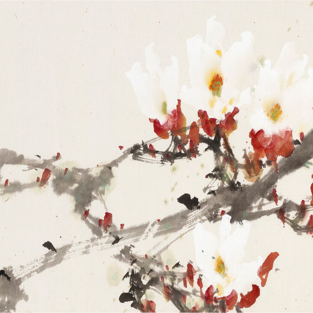 Zhao Shao'ang — Магнолии и птицы
