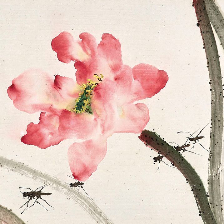 Zhao Shao'ang — Цветы и насекомые, изображение 2