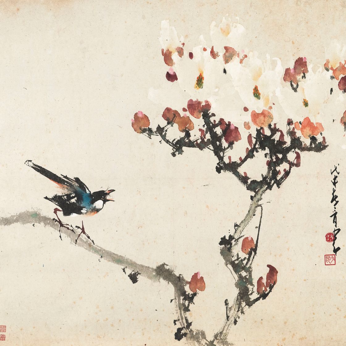 Zhao Shao'ang — Птица на дереве