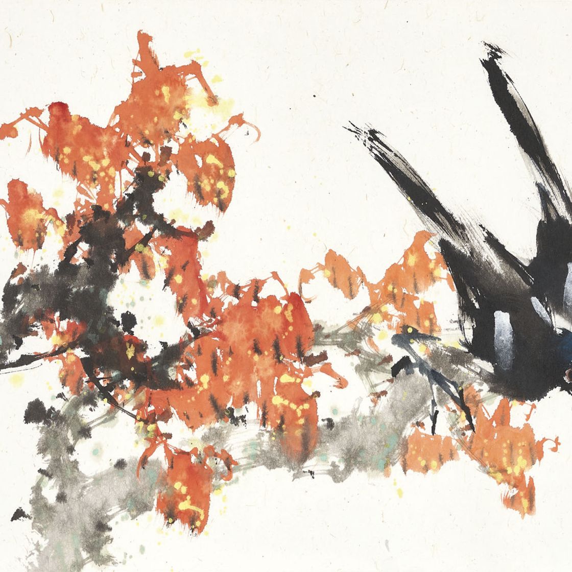 Zhao Shao'ang — Две птицы на ветке