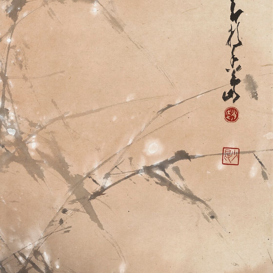 Zhao Shao'ang — Воробьи в снегу, изображение 3