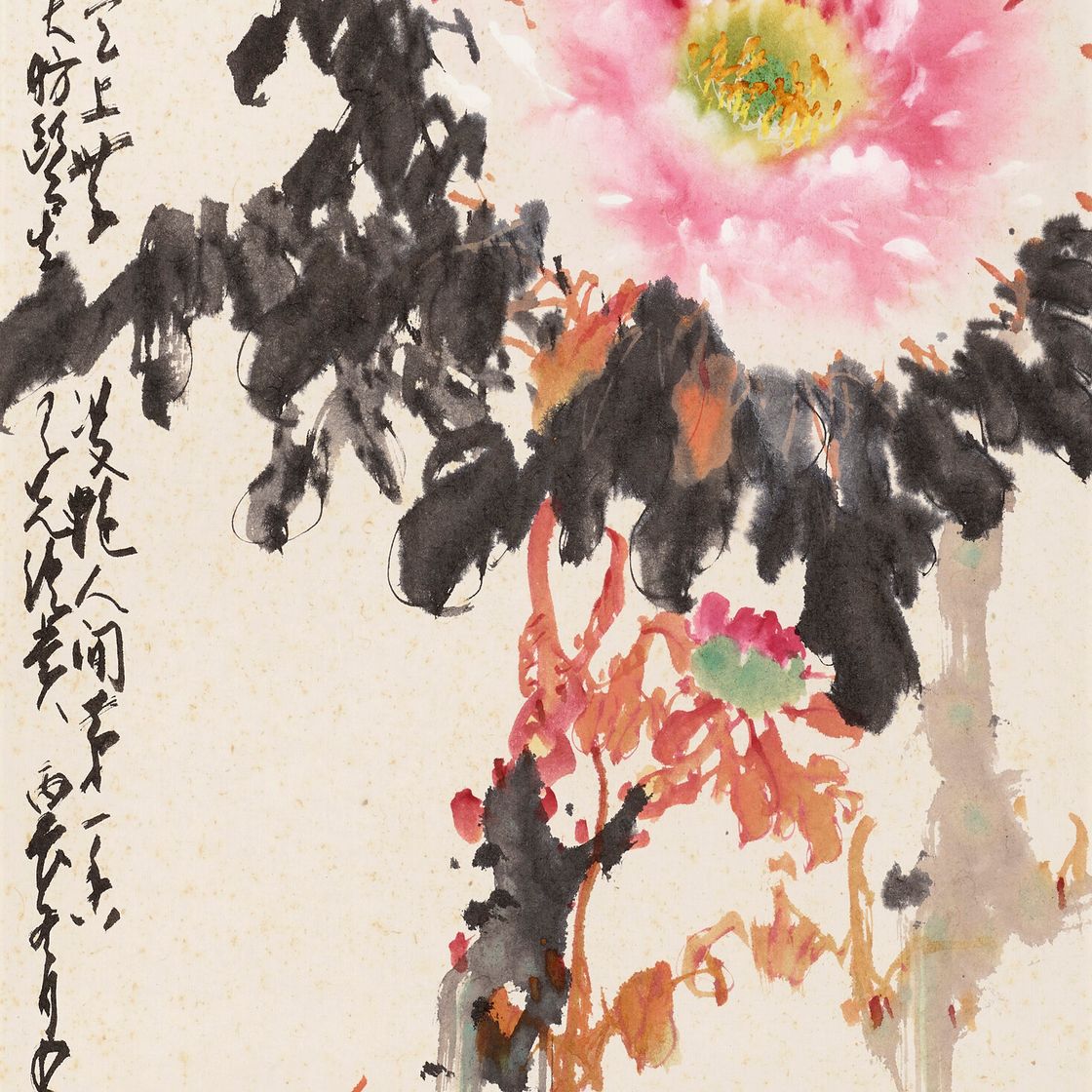 Zhao Shao'ang — Пион и пчелы