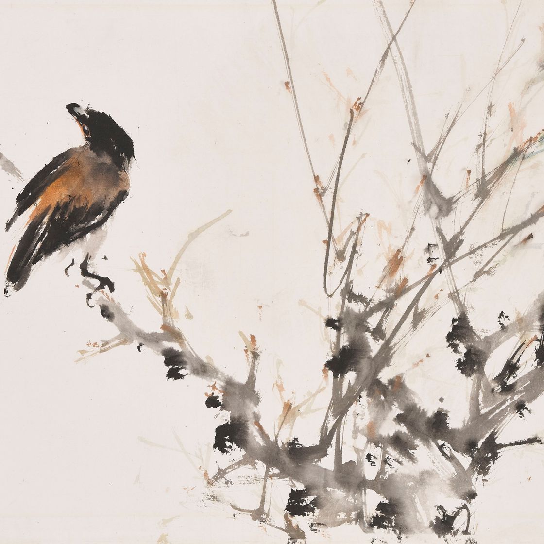Zhao Shao'ang — Птица на ветке