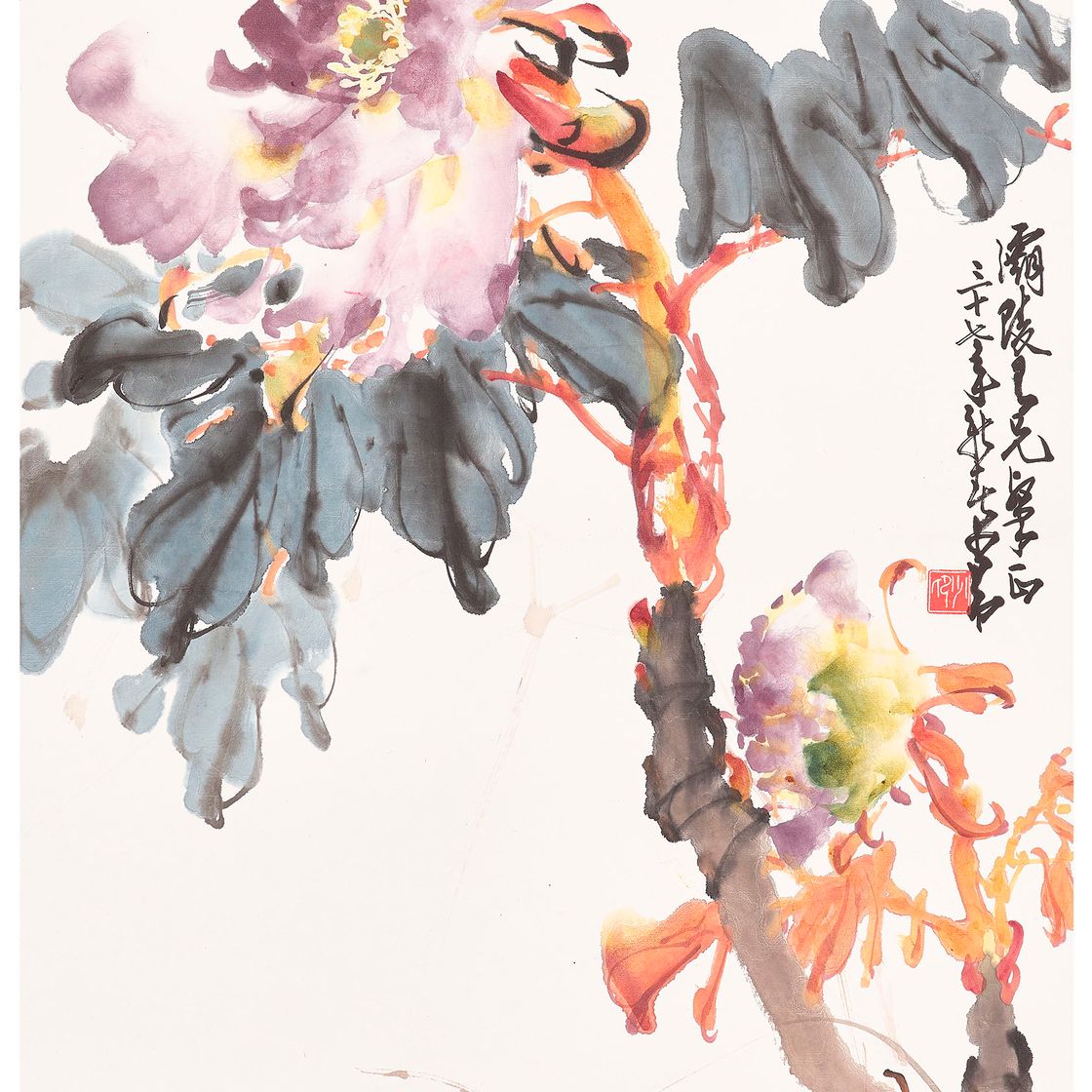 Zhao Shao'ang — Пион и пчелы