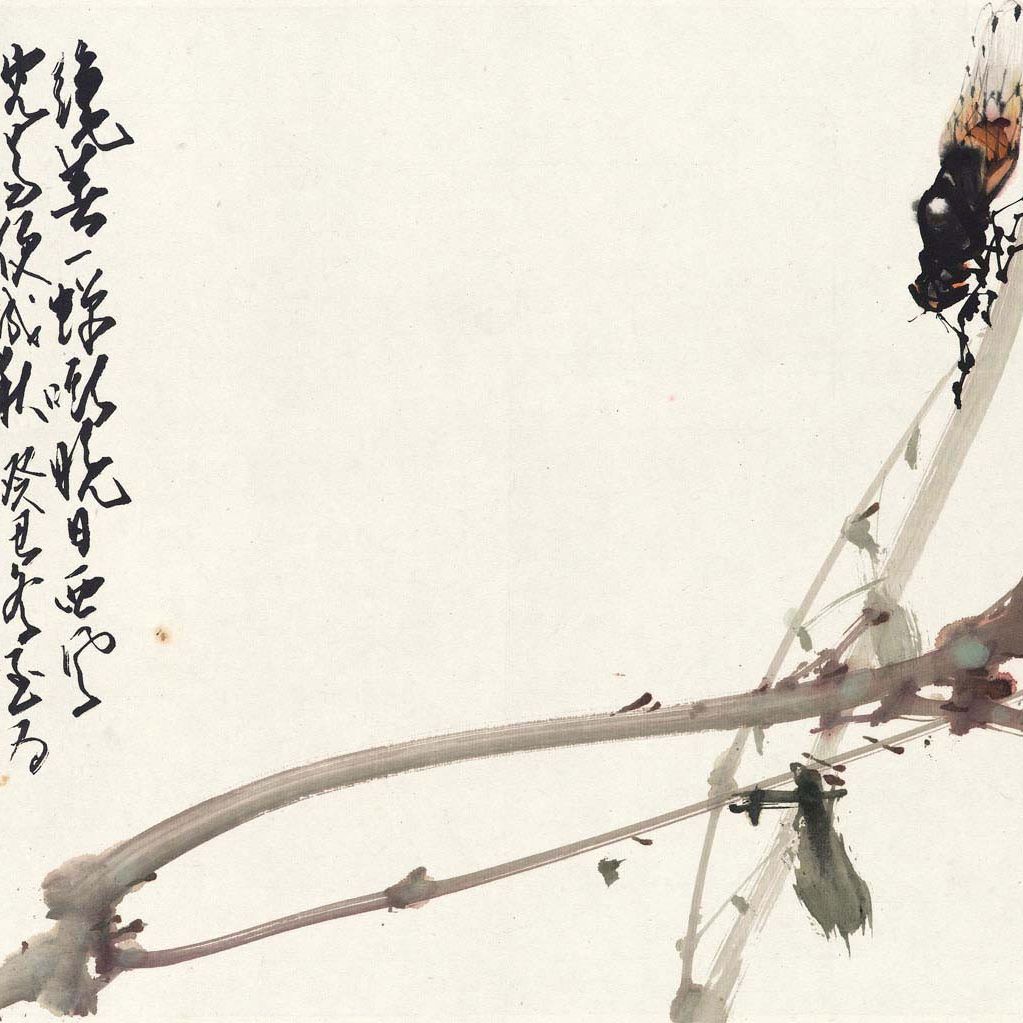 Zhao Shao'ang — Цикада на дереве
