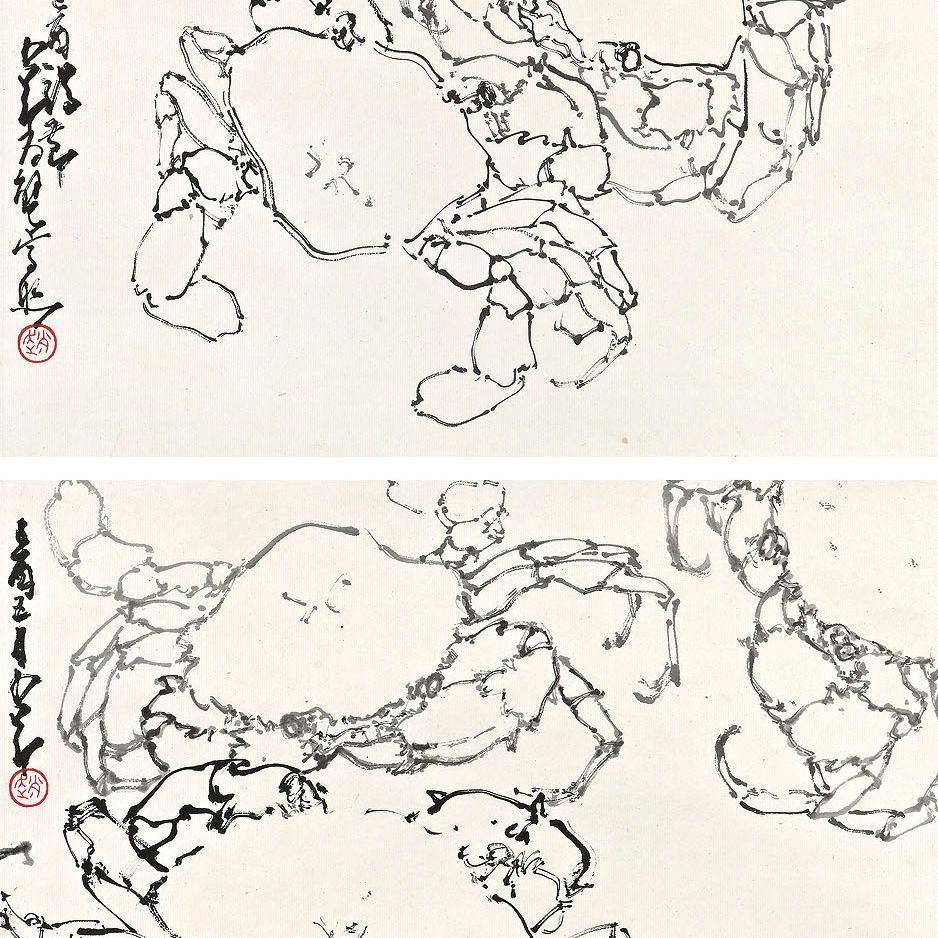 Zhao Shao'ang — Зарисовки крабов