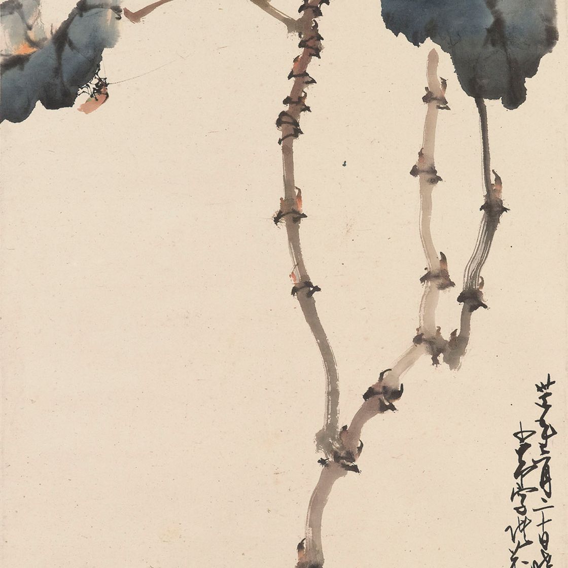 Zhao Shao'ang — Насекомое, висящее на листе