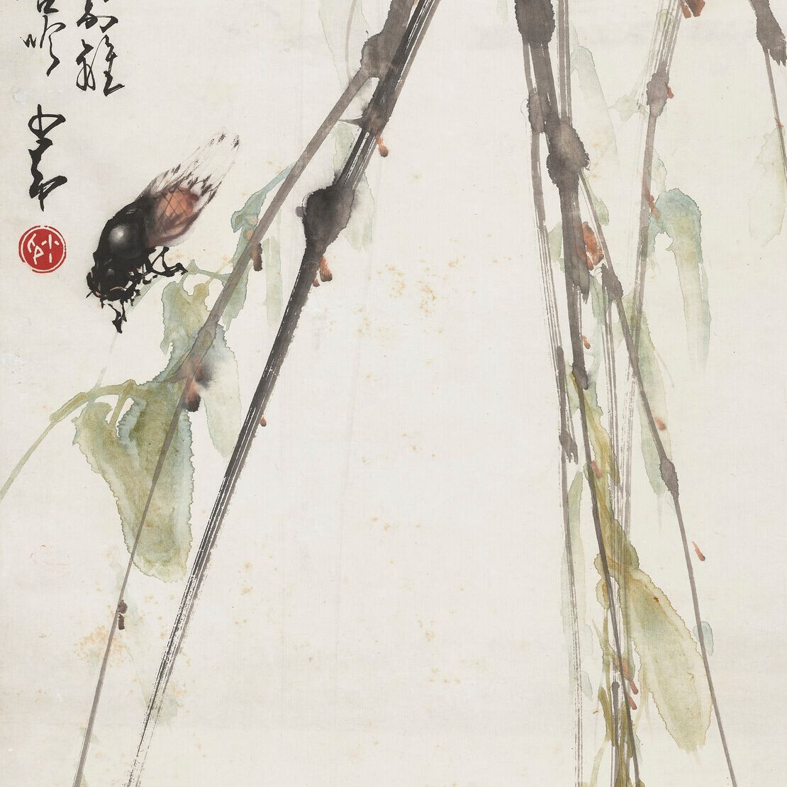 Zhao Shao'ang — Цикада и ива